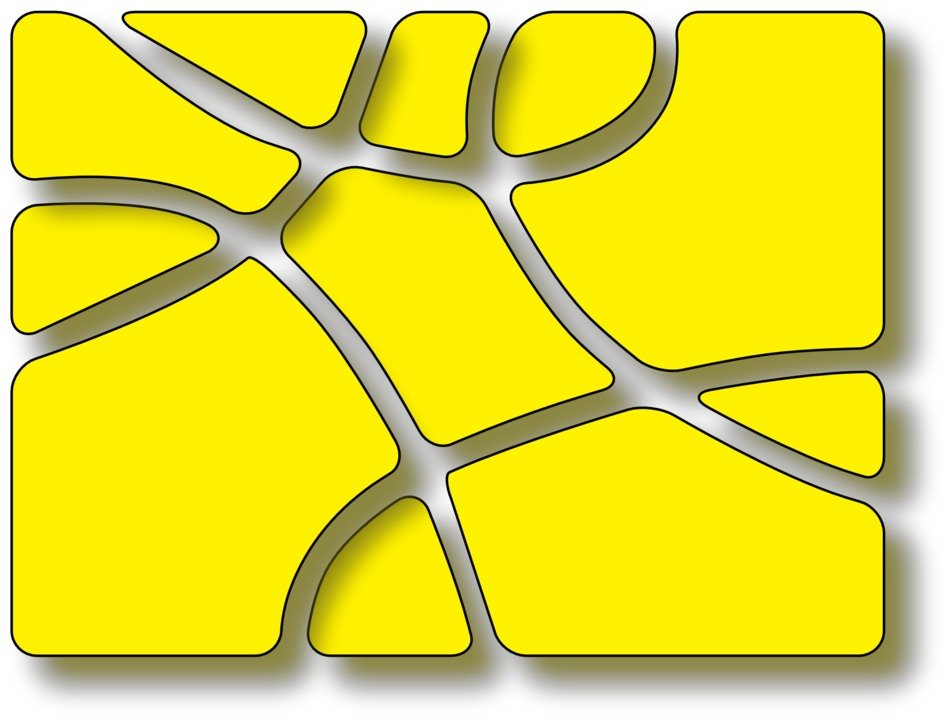 maze labyrinth yellow 3d rectangle