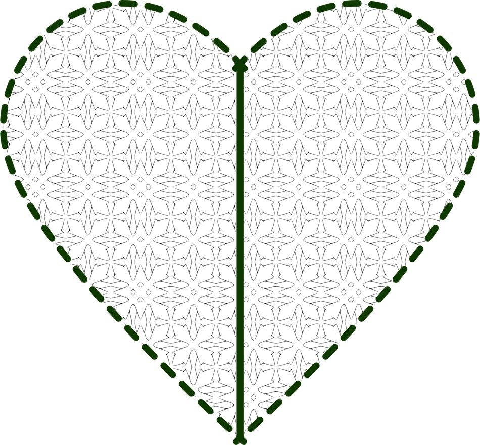 heart pattern love