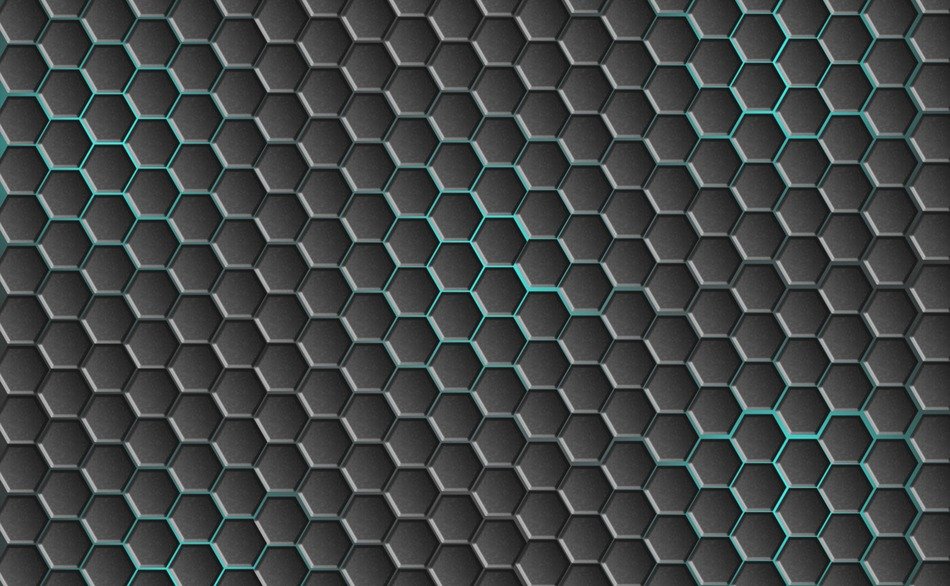 honeycomb table top in background