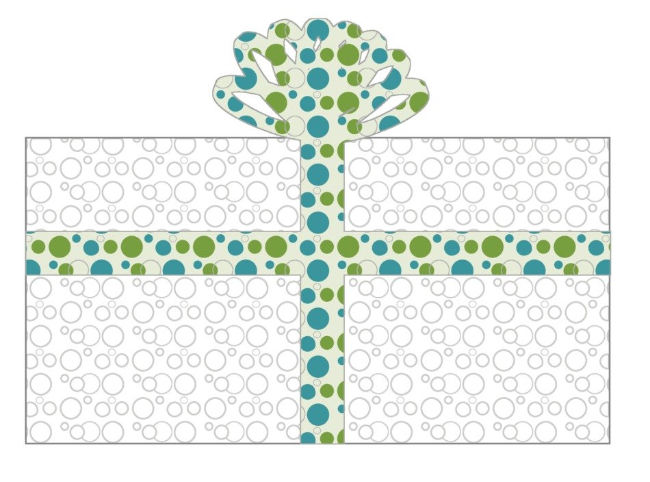 dots gift pattern beautiful teal