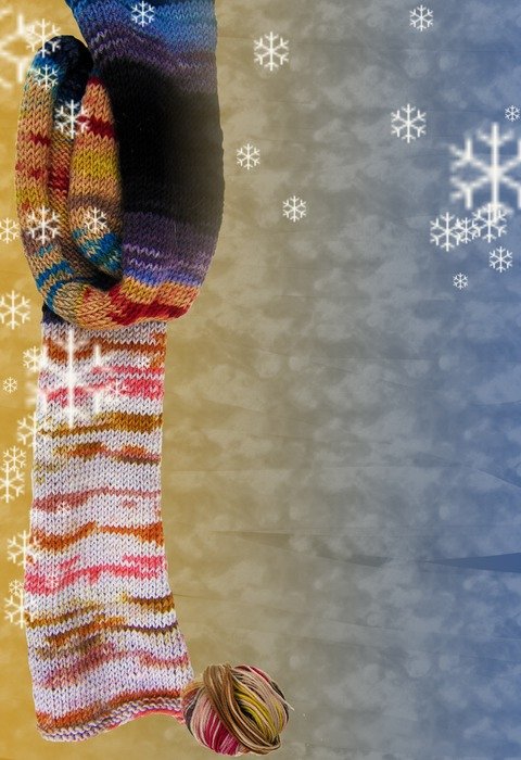 stationery background winter