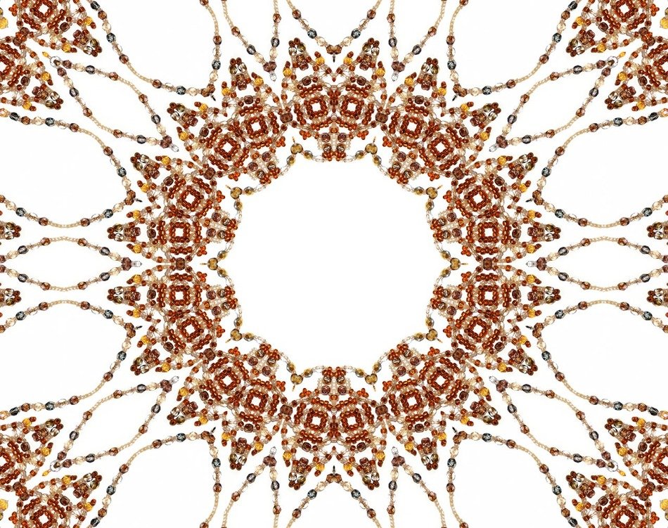 jewellery beads frame round amber