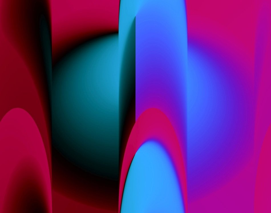 art design blue red graphic