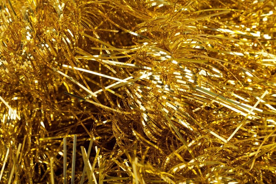 decoration fringe glamour gold