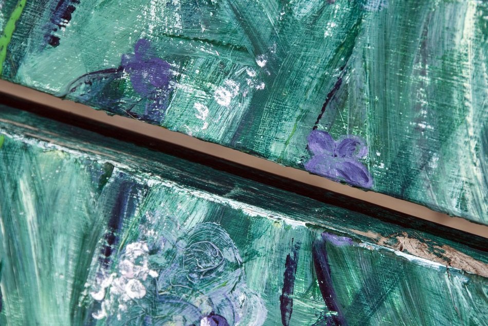 abstract bench design seat pattern
