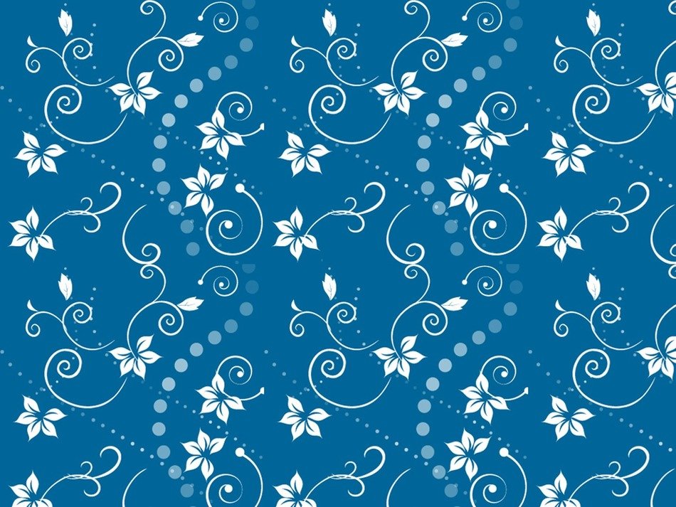blue backgrounds floral white