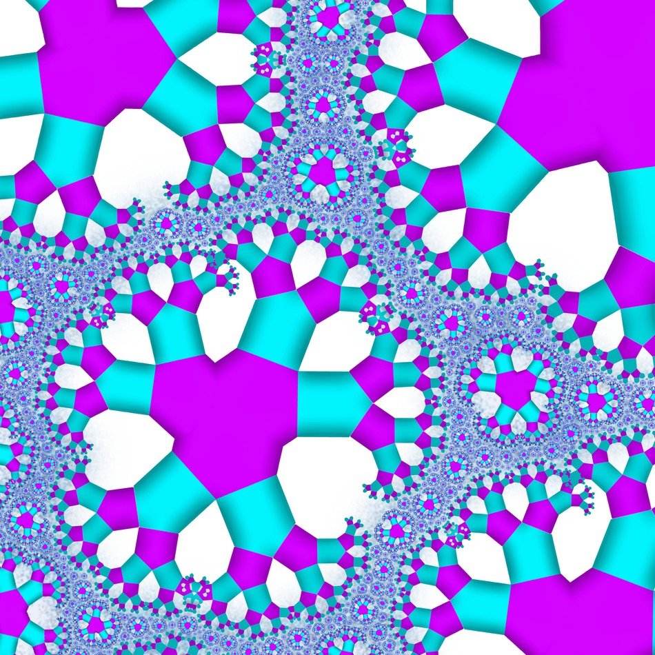fractal spacefill cyan magenta