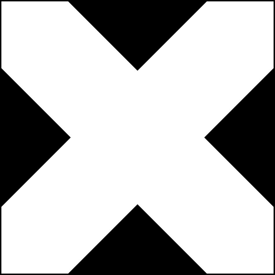 patterns cross black and white