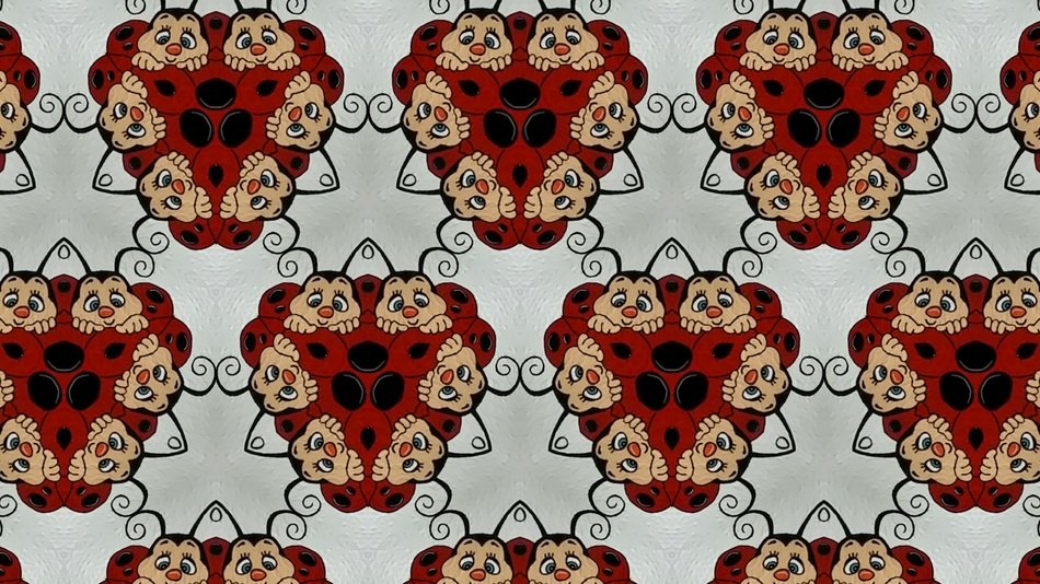 background ladybug children funny