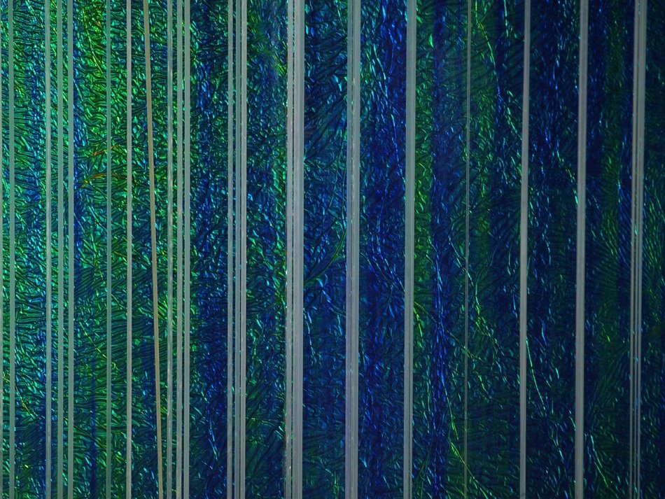 glass pattern green blue