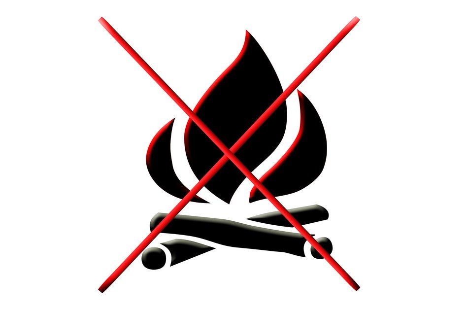 Open fires prohibited fire danger free image download
