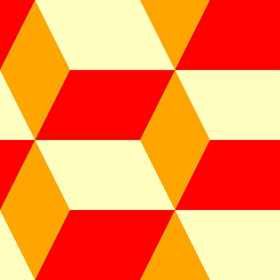 cube diamond pattern decorative 3d