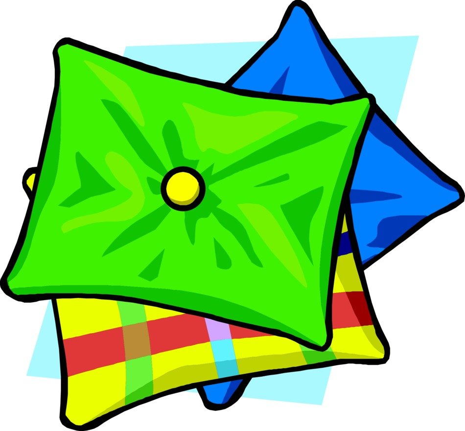 pillows throw green blue yellow
