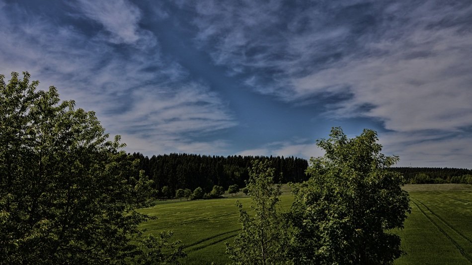 nature sky dramatic gloomy blue