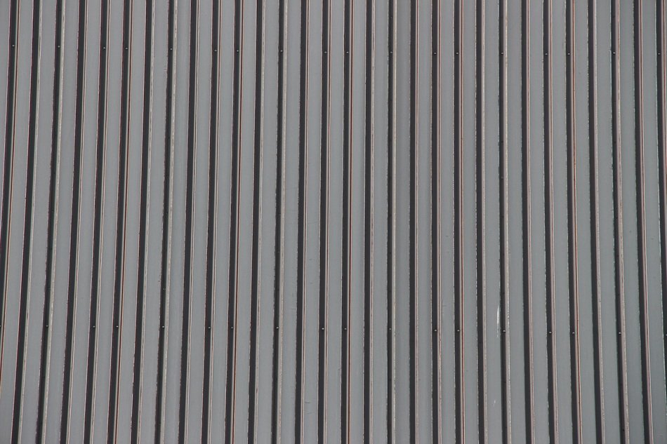 corrugated sheet facade
