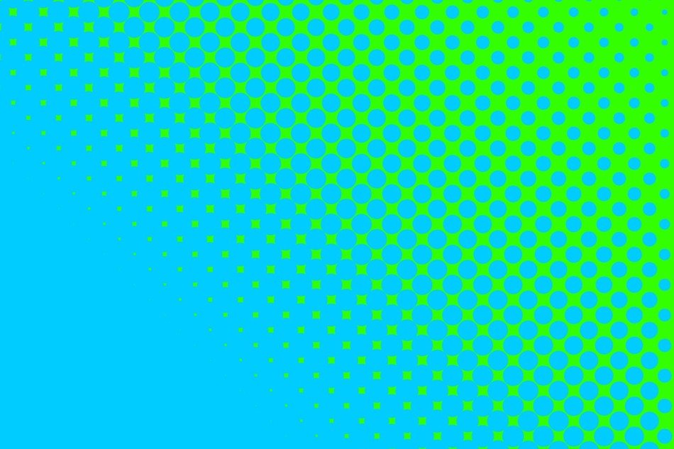 background design blue dots green