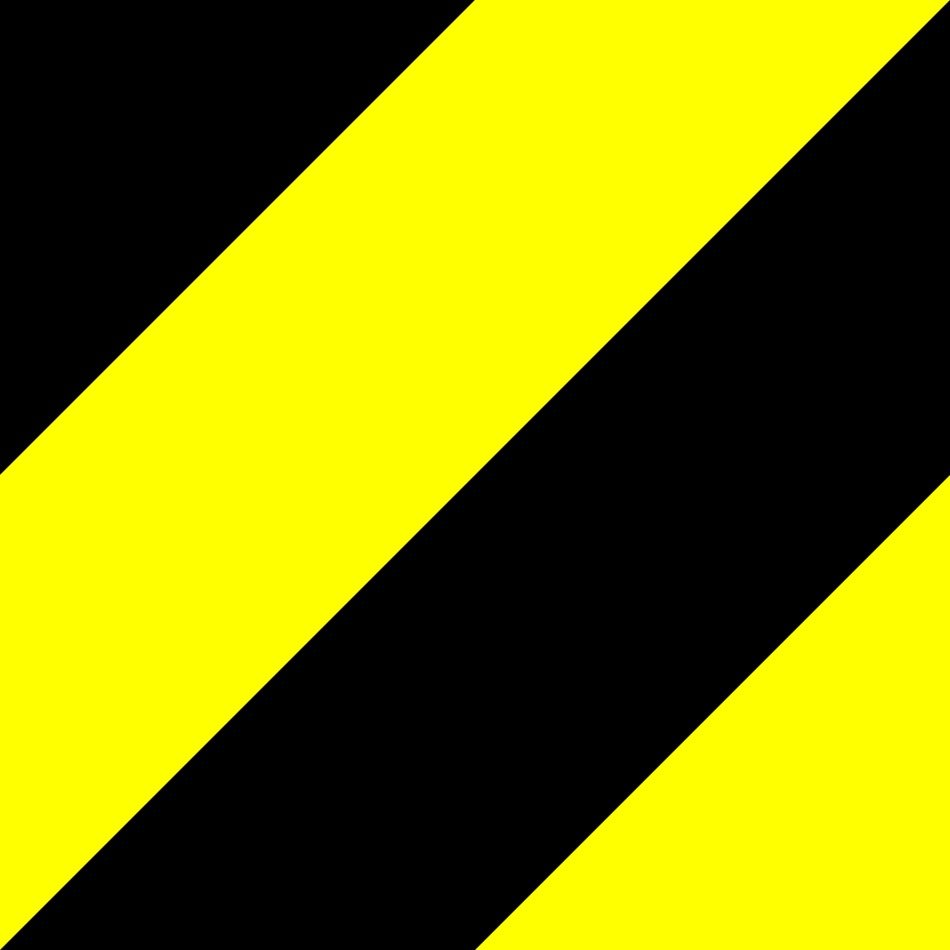 Желто-черная разметка