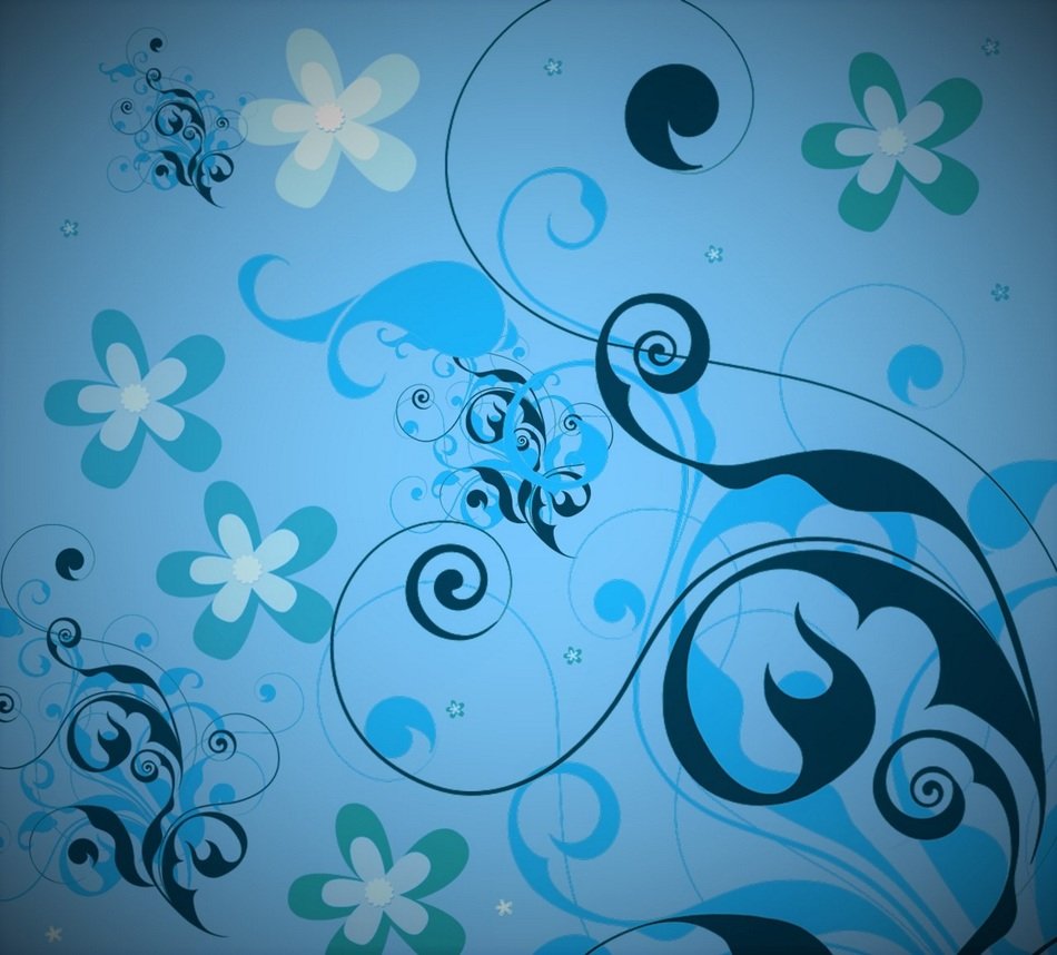 background floral pattern decor