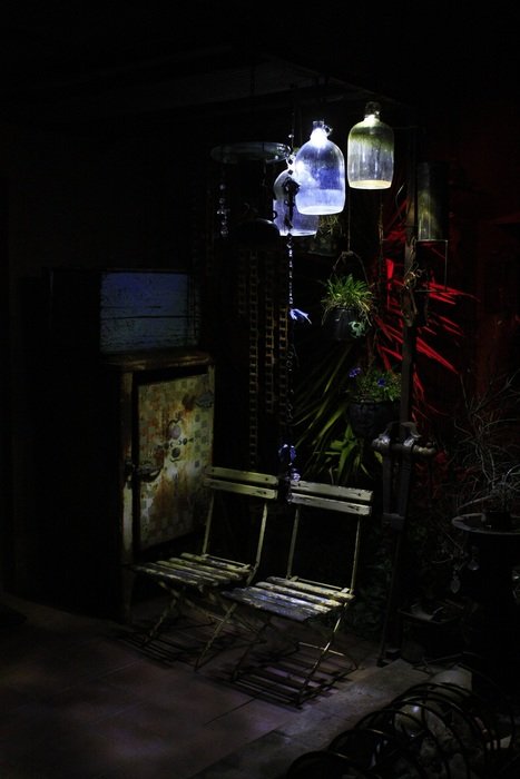 glass light scenery rustic design