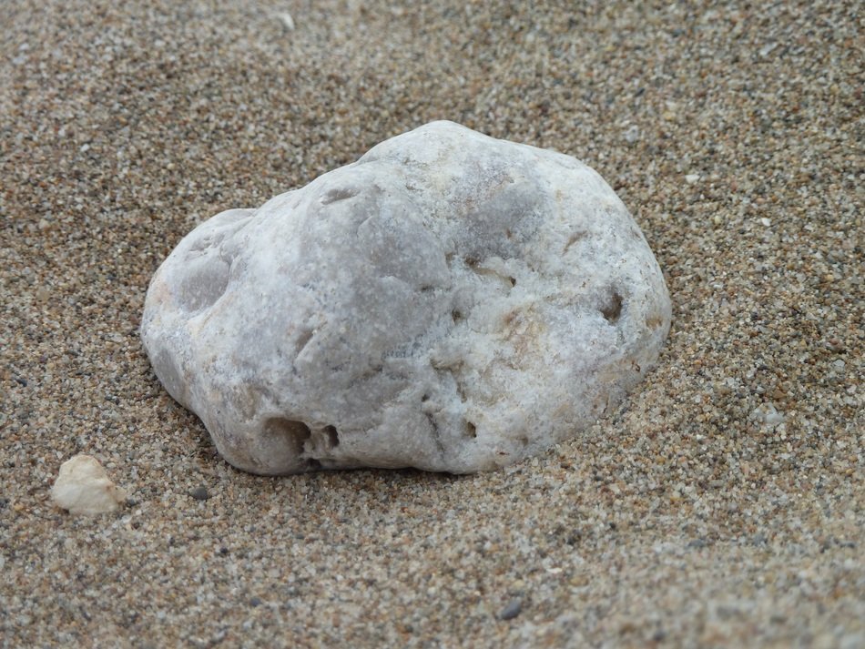 stone sand beach prat llobregat