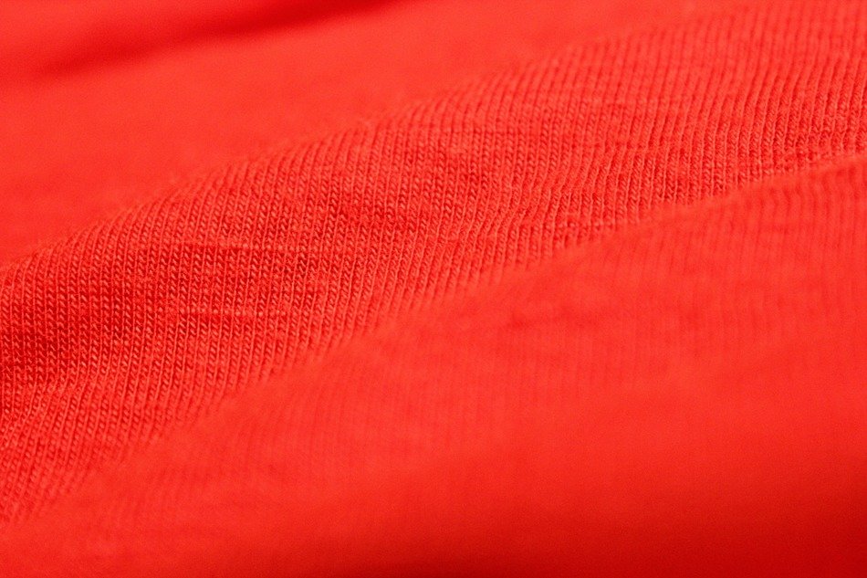 red cloth background