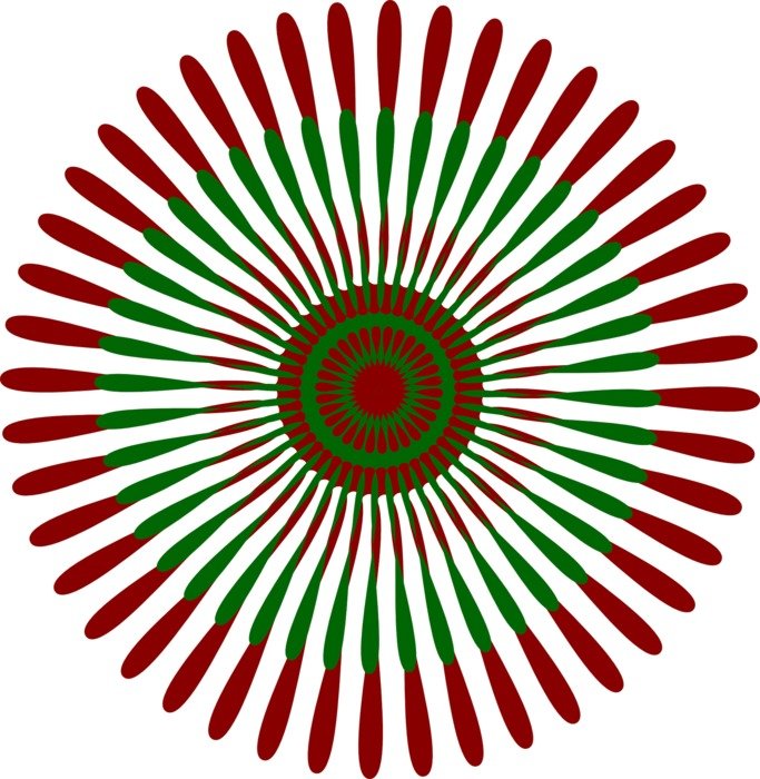 pattern circular flower design