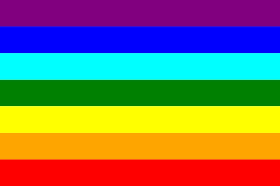 flag peace rainbow colorful