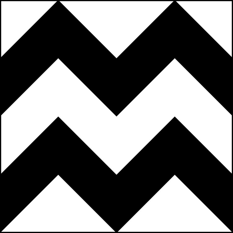 chevron black and white zigzag