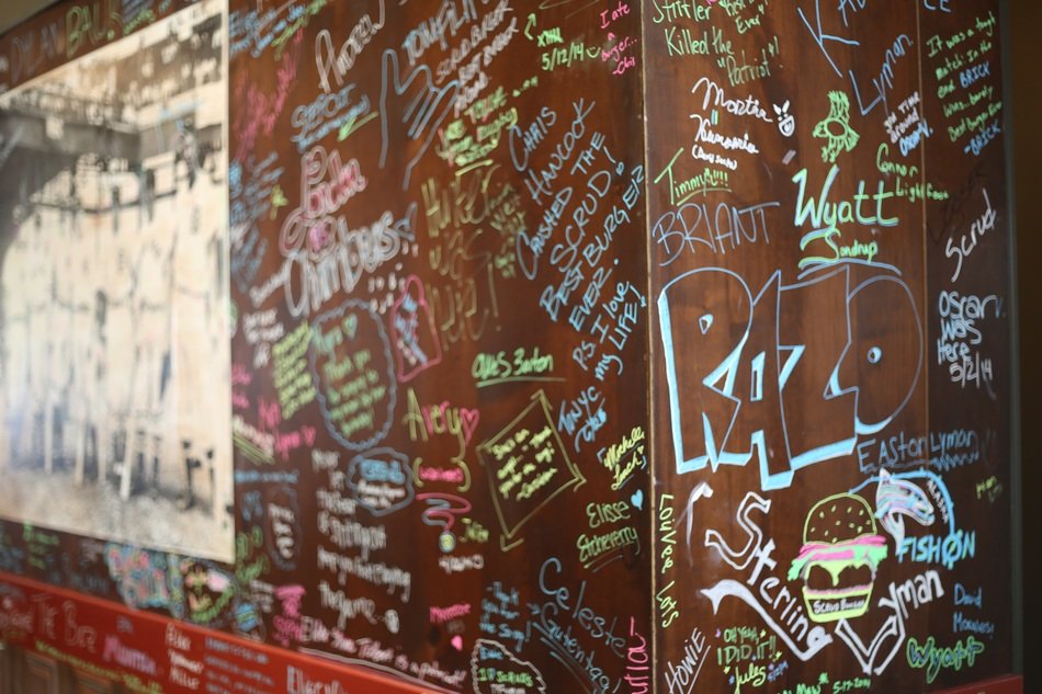 graffiti chalk writing grunge