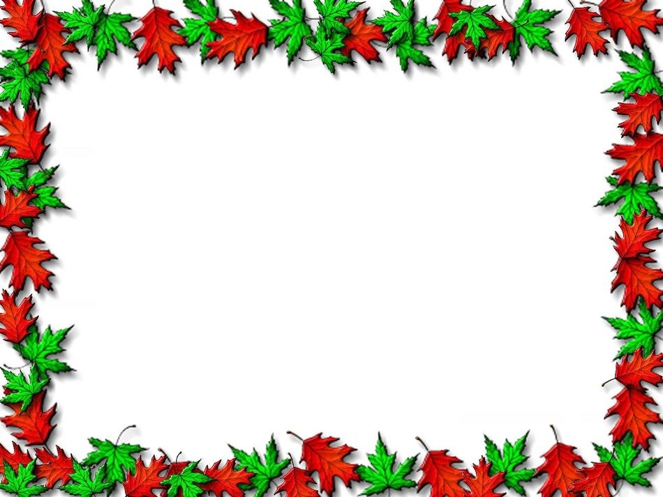 leaf border background design