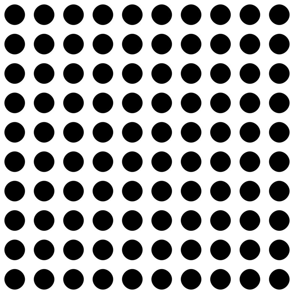 dots black grid bold