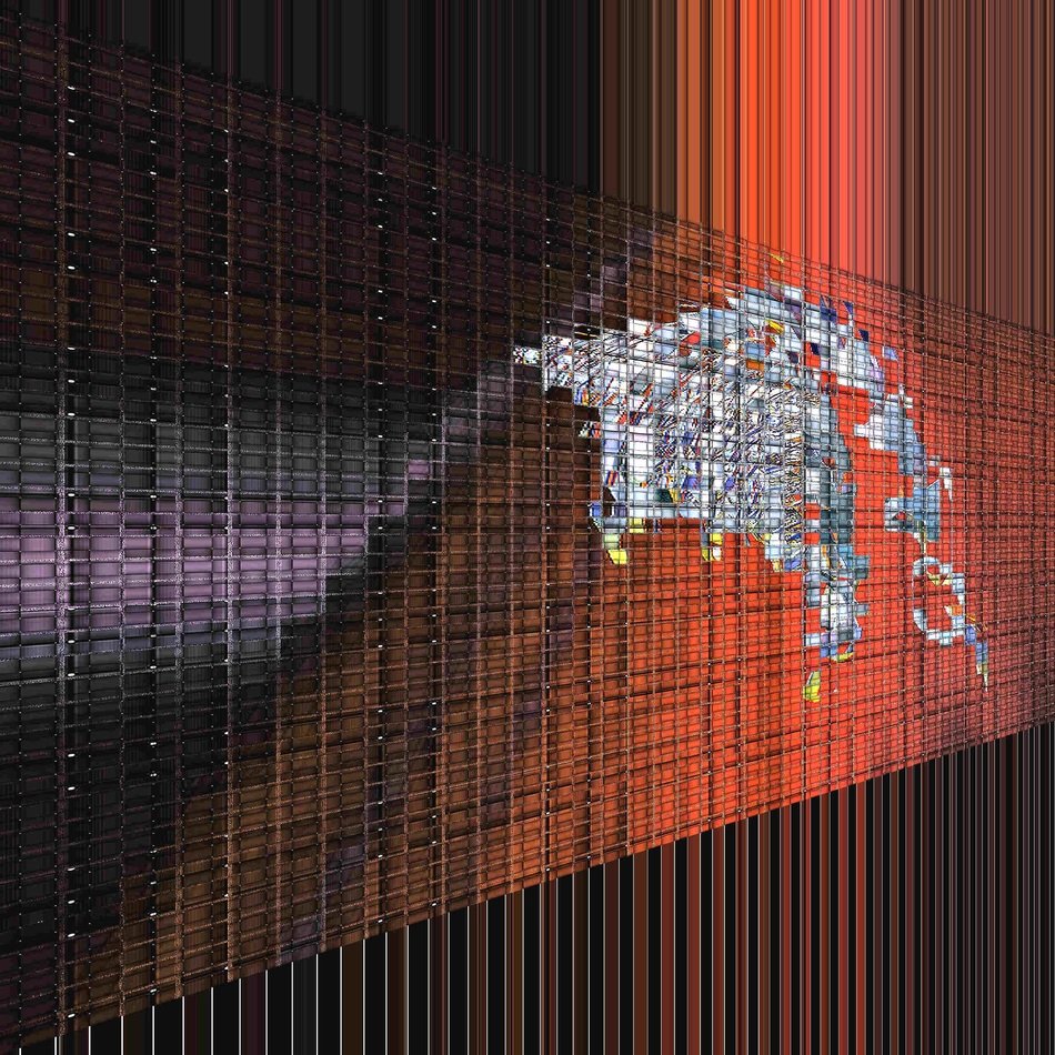 graphic design on the wall