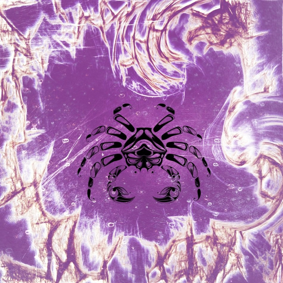 cancer background colorful purple