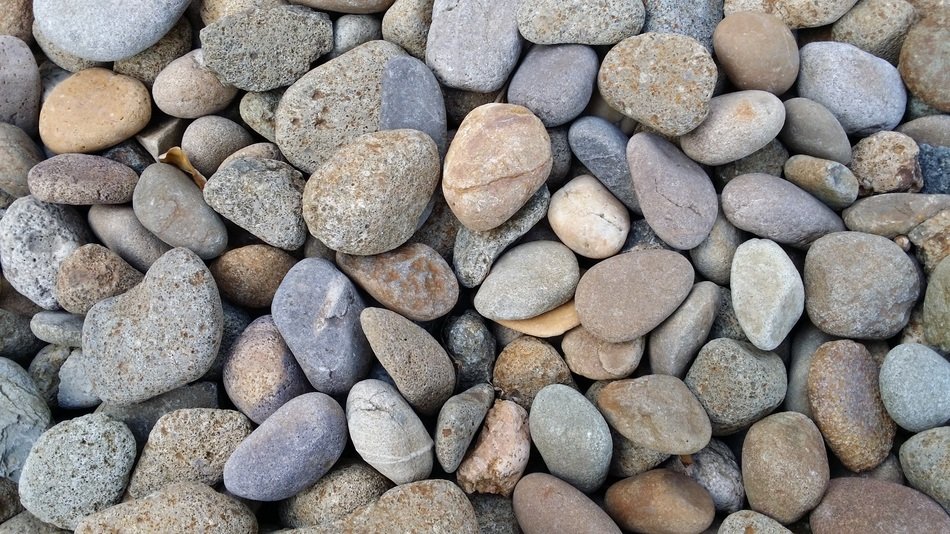 background with grey pebbles