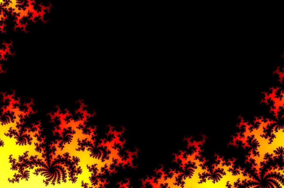 picture fire abstract yellow black