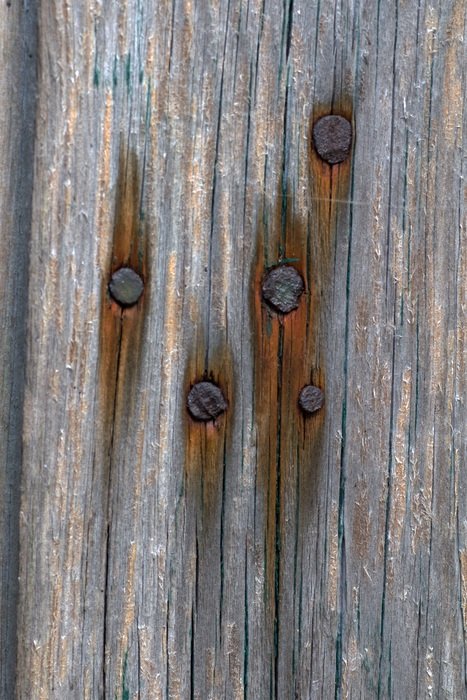 background wood structure nails