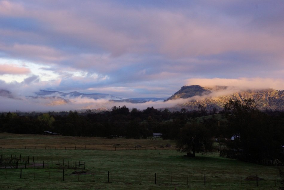 talahi background dawn fog clouds