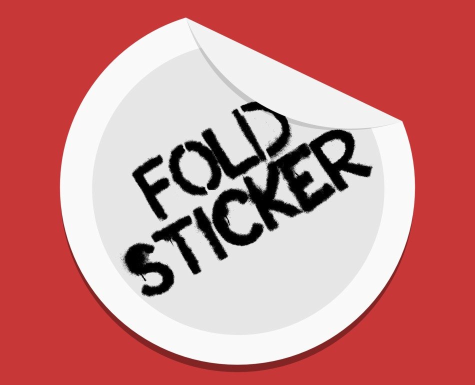 sticker round pink background