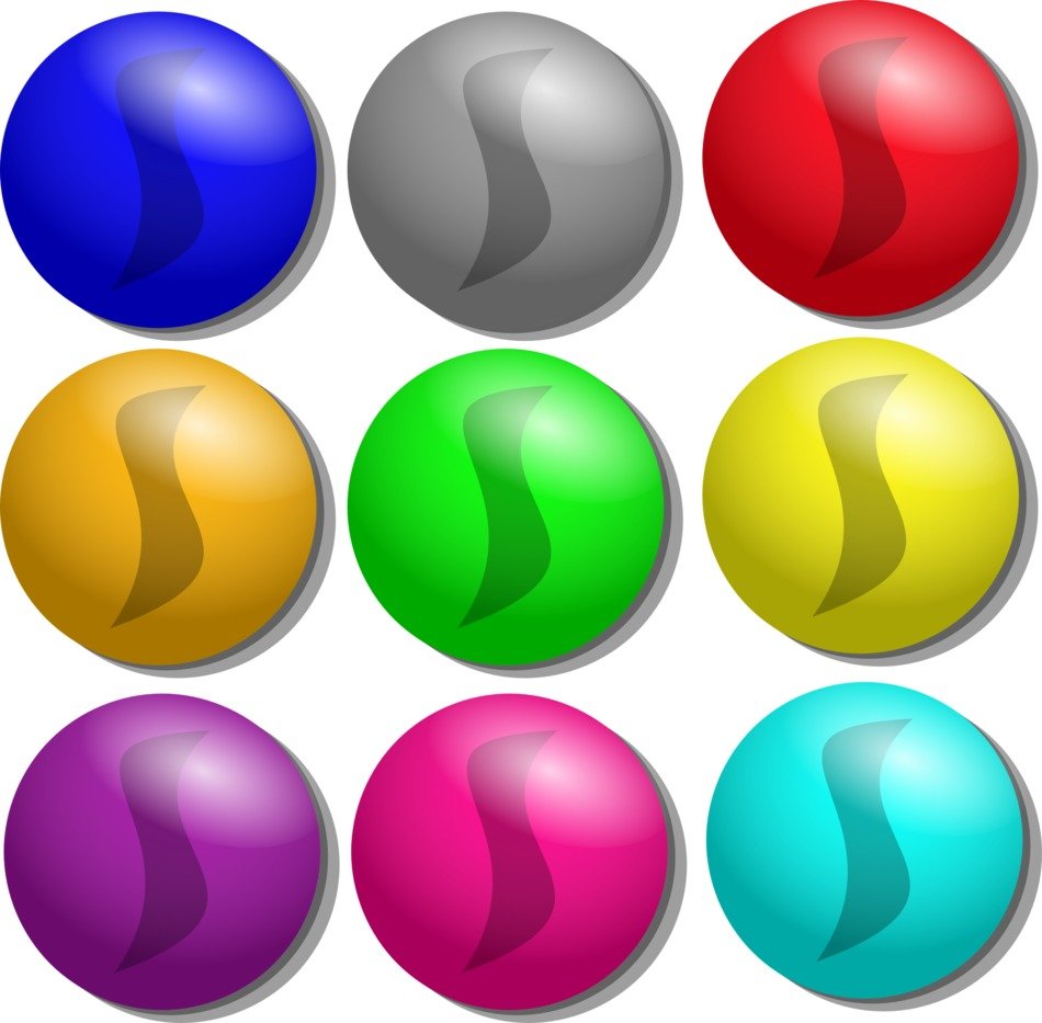 marbles colorful round glass