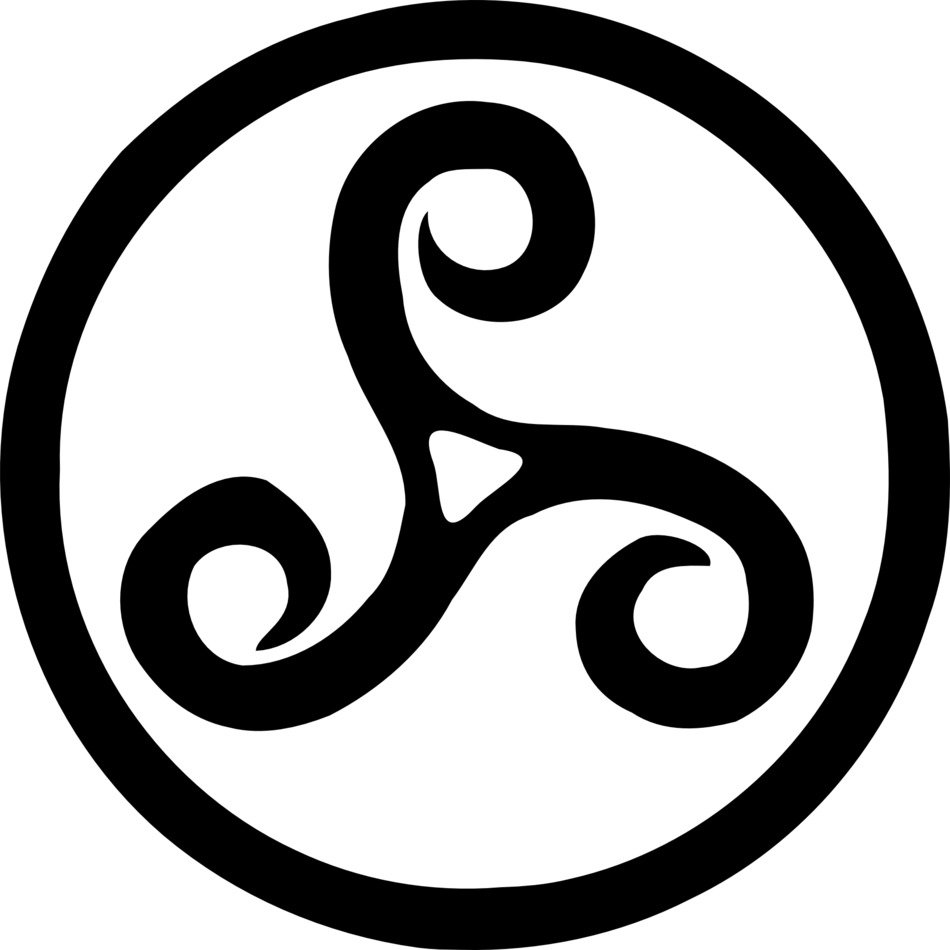 pattern tribal celtic spiral pagan