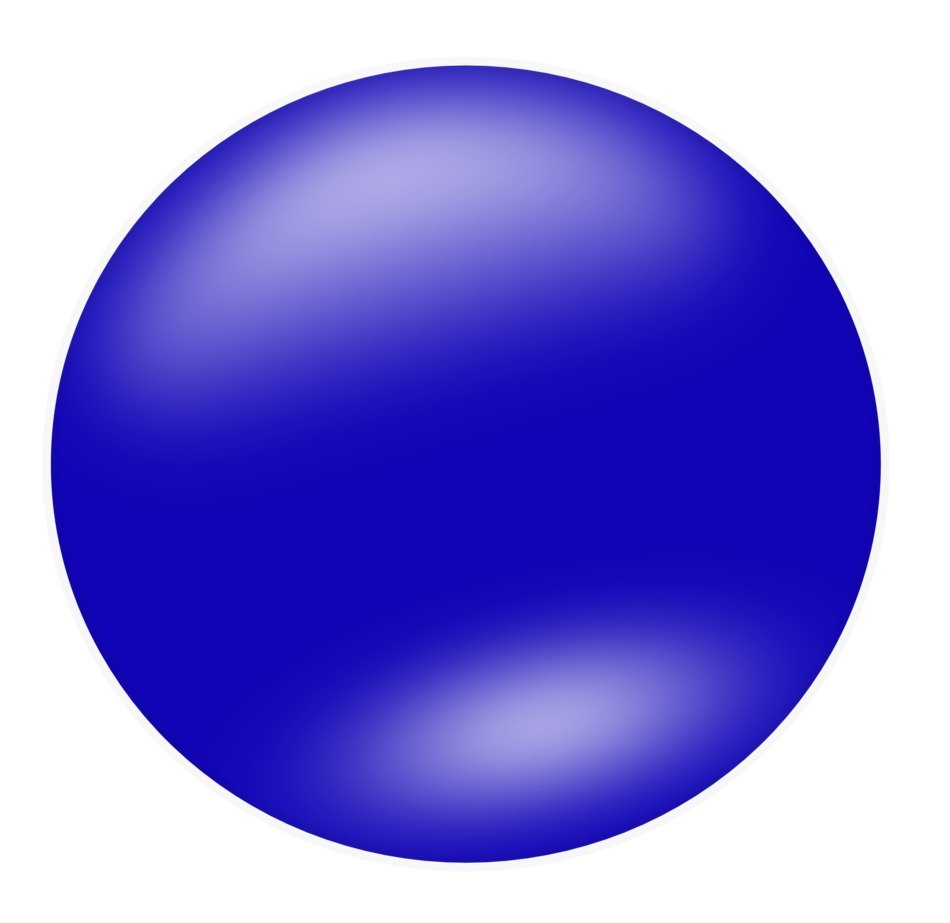 circle shape blue abstract element