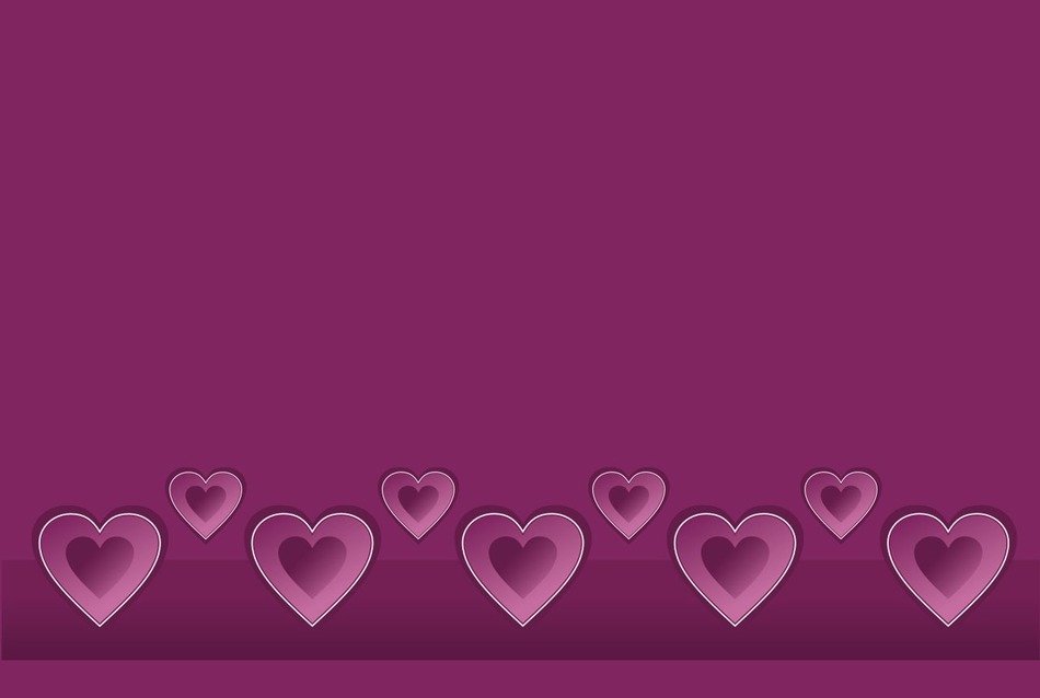 background hearts purple pink love
