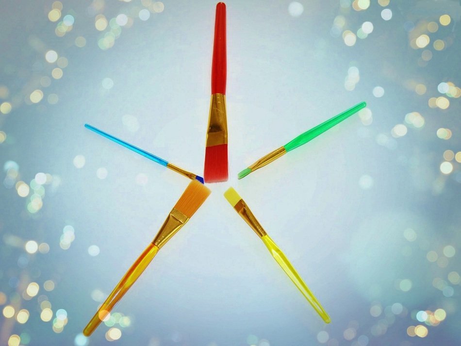 brush cosmetics bokeh effect
