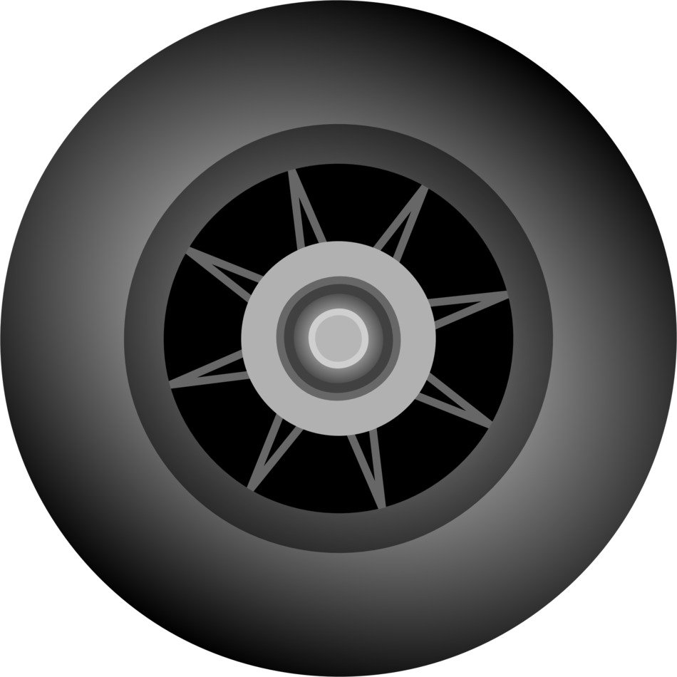 tire black rim rubber design