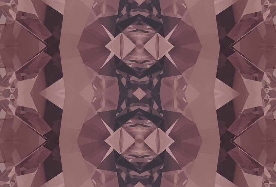 mauve tribal geometry decoration
