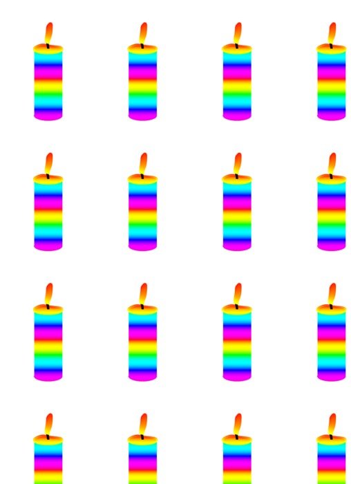 happy birthday background candles