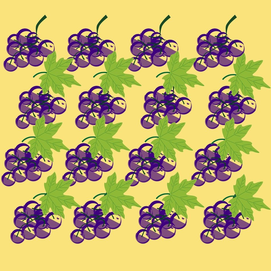 grapes background sheet leaves