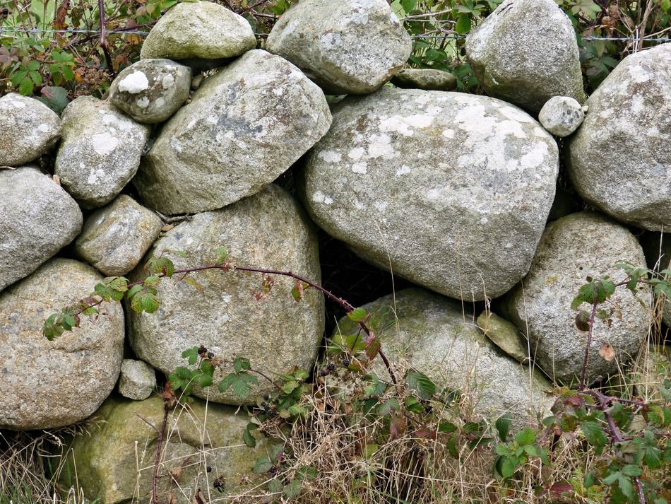 stones wall rock background