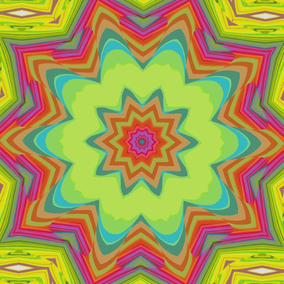 background with colorful mandala flower