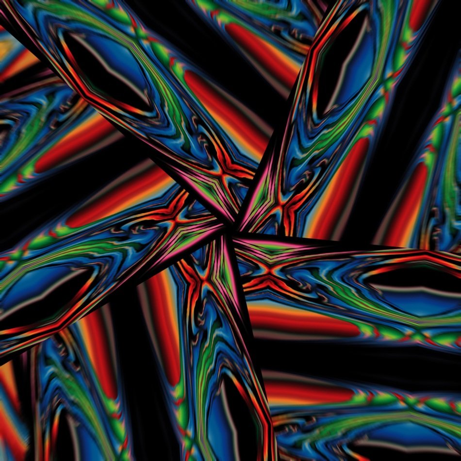 art design red blue graphic